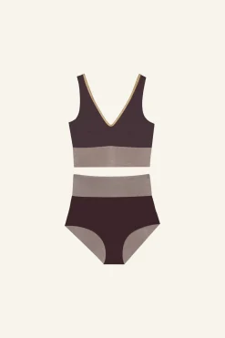 Yoga Set shimmer-brown