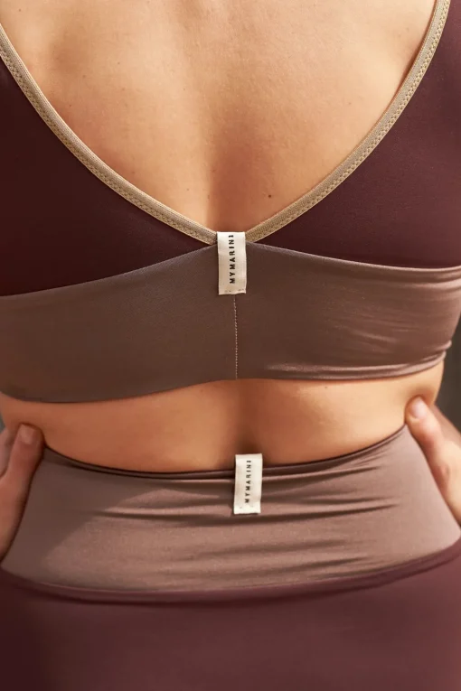 Yoga Set shimmer-brown