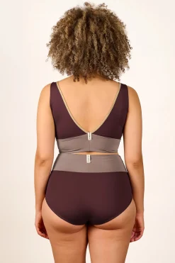Yoga Set shimmer-brown