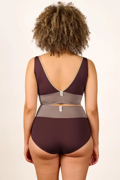 Yoga Set shimmer-brown