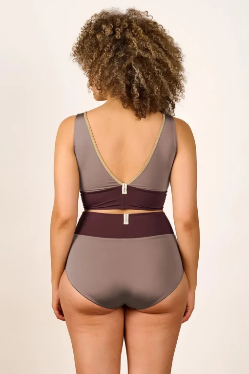 Yoga Set shimmer-brown